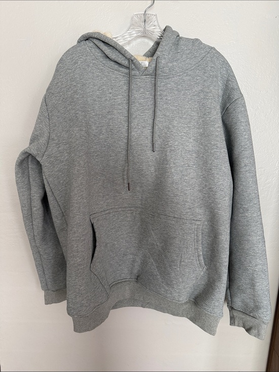 Other - Men's Sherpa faux fur lined Pullover Hoodie Sweatshirt